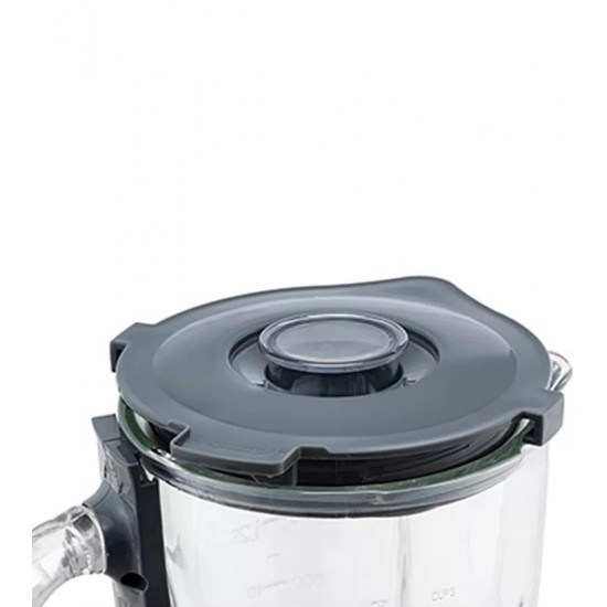 Liquidificador Inox Com Jarra De Vidro Gourmand Gris Black+Decker 700W 127V
